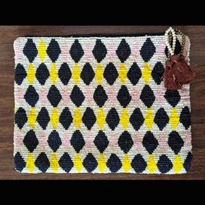 Jasper & Jeera Beaded Clutch Bag (Anthropologie)